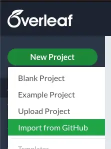 Overleaf v2 New Project Page